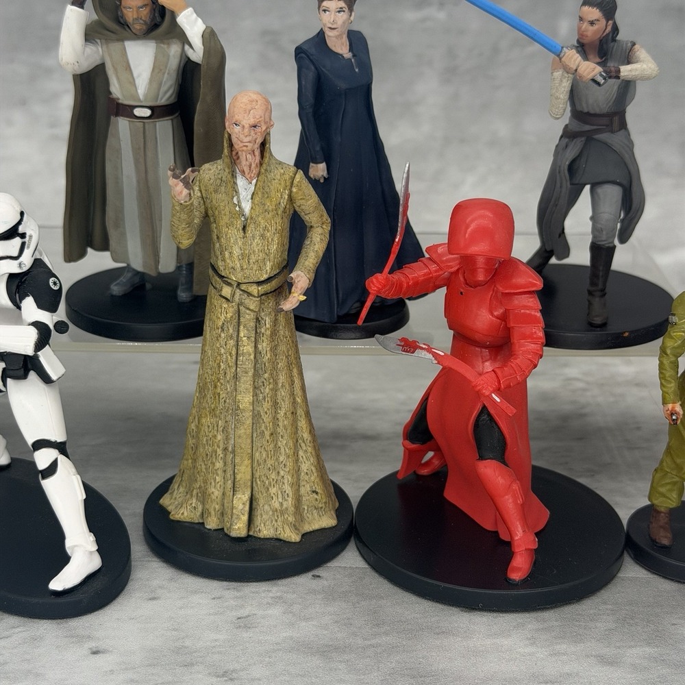 Star Wars PVC Action Figure Set Cake Toppers Deluxe Figurines Lucas Film lot 4" - Picture 3 of 7